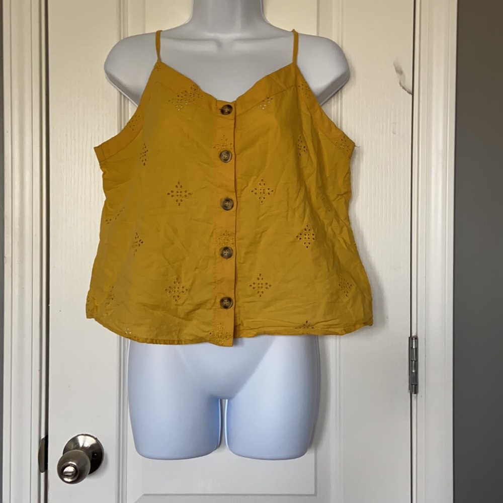 Yellow tank top